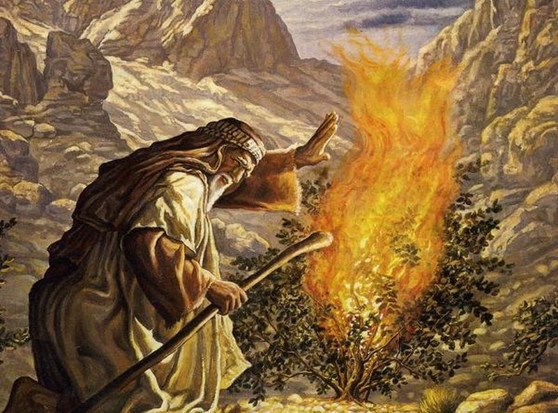 Моисей и неопалимая купина