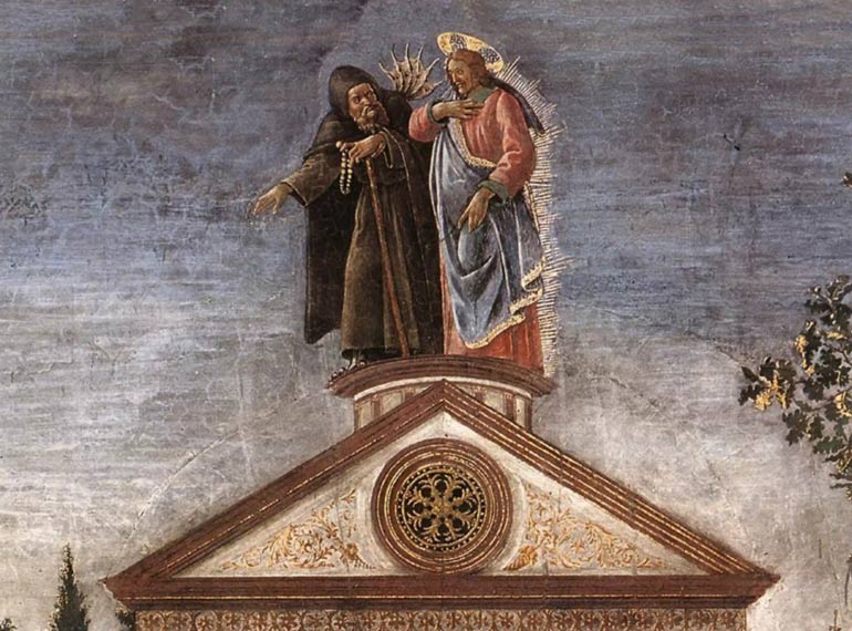 Искушение Христа (фрагмент). Сандро Ботичелли