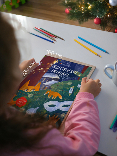 Рождественские сюрпризы. В этой книге можно рисовать, вырезать и клеить!